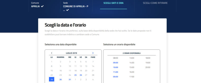 Nuovo sistema di prenotazione della Carta d’Identità Elettronica: quando la toppa è peggio del bug