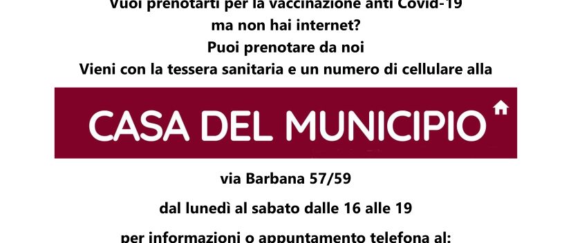 Campagna vaccinazioni anti COVID-19: a Roma l’associazione Comma 22 offre assistenza ai cittadini per la prenotazione